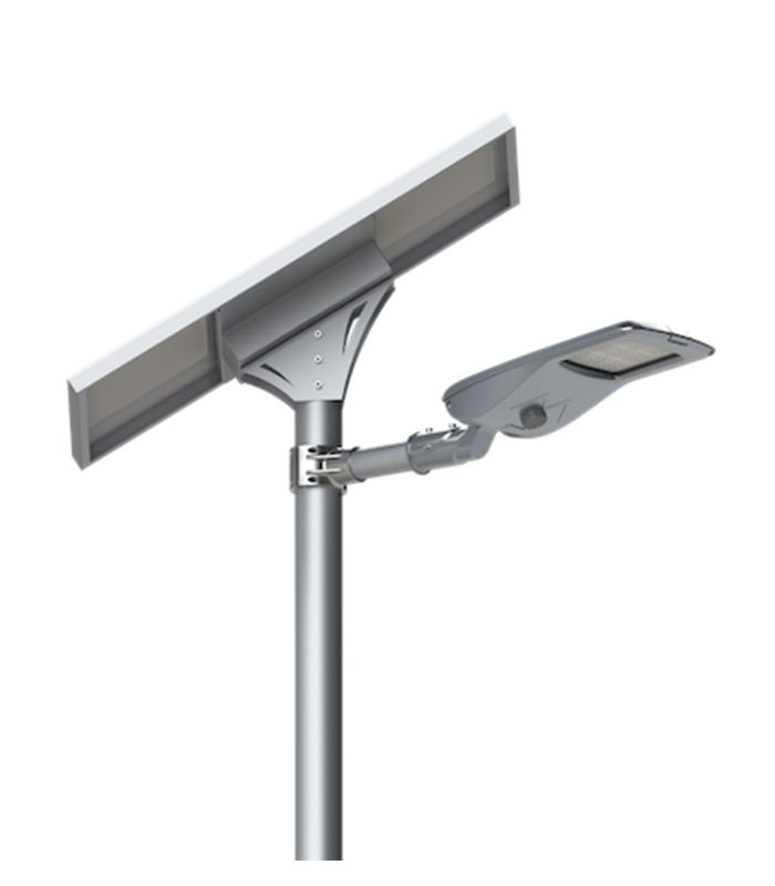 60W SOLAR SOLAR POWERED STREET LUMINAIRE WITH LITHIUM BATTERY